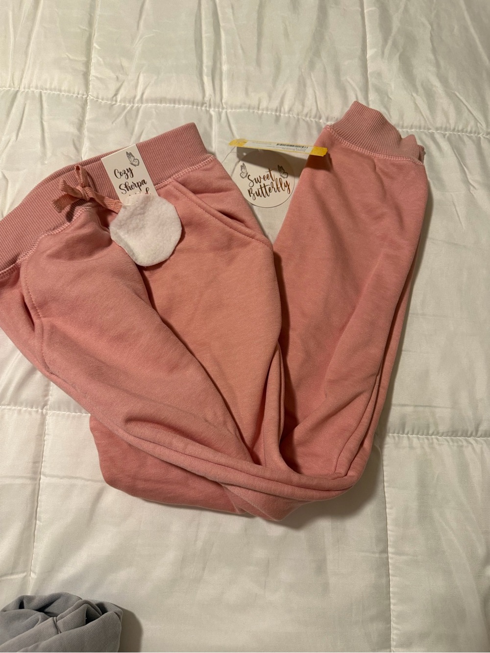 Sweet Butterfly Girls' Pink Jogger Sweatpants